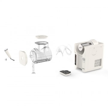 Rohnson R-5650 Soft n Serve Παγωτομηχανή 1.6lt Λευκή